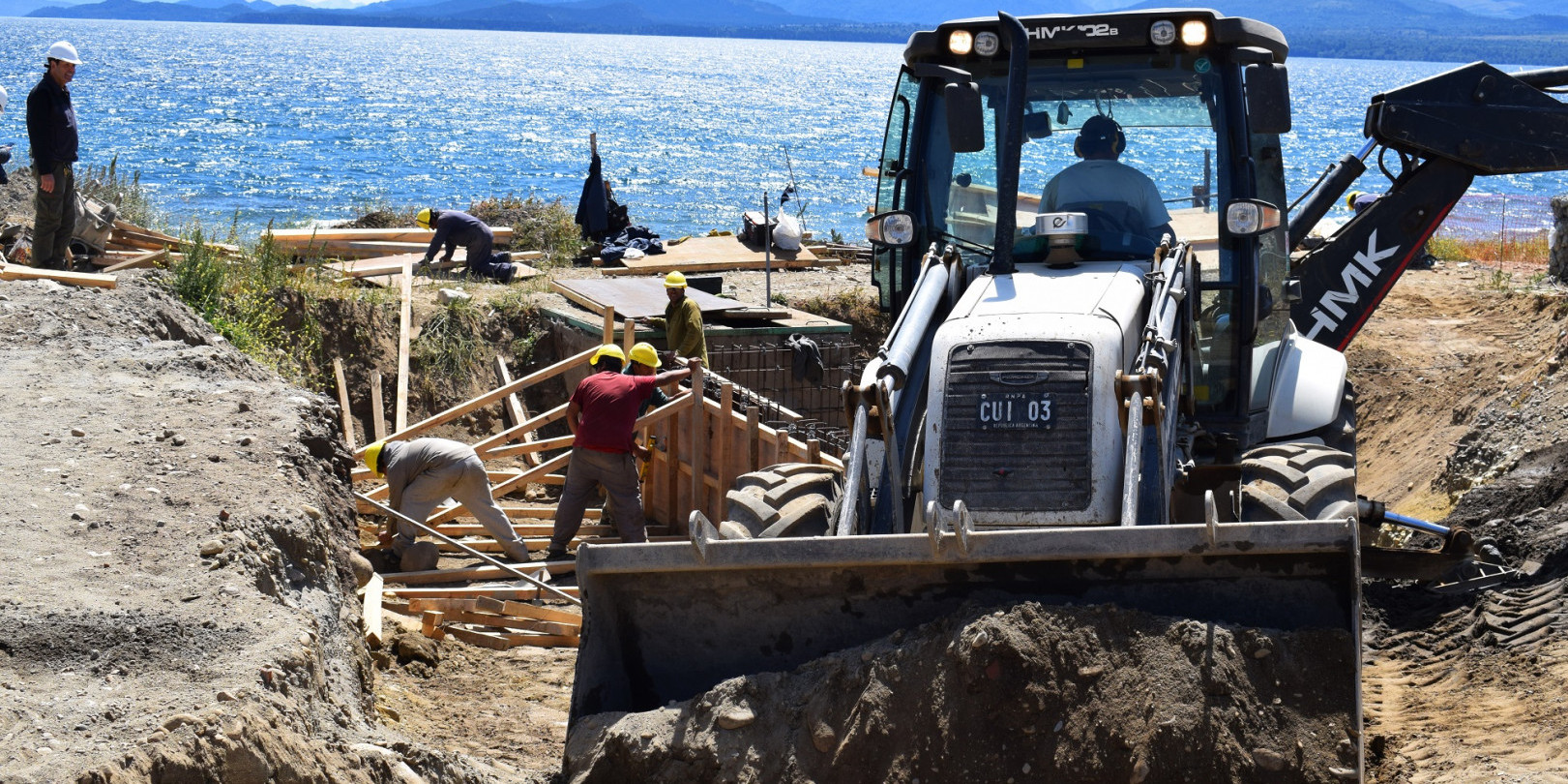 En Bariloche, avanzan las obras de la Planta Depuradora y el Colector Costanero