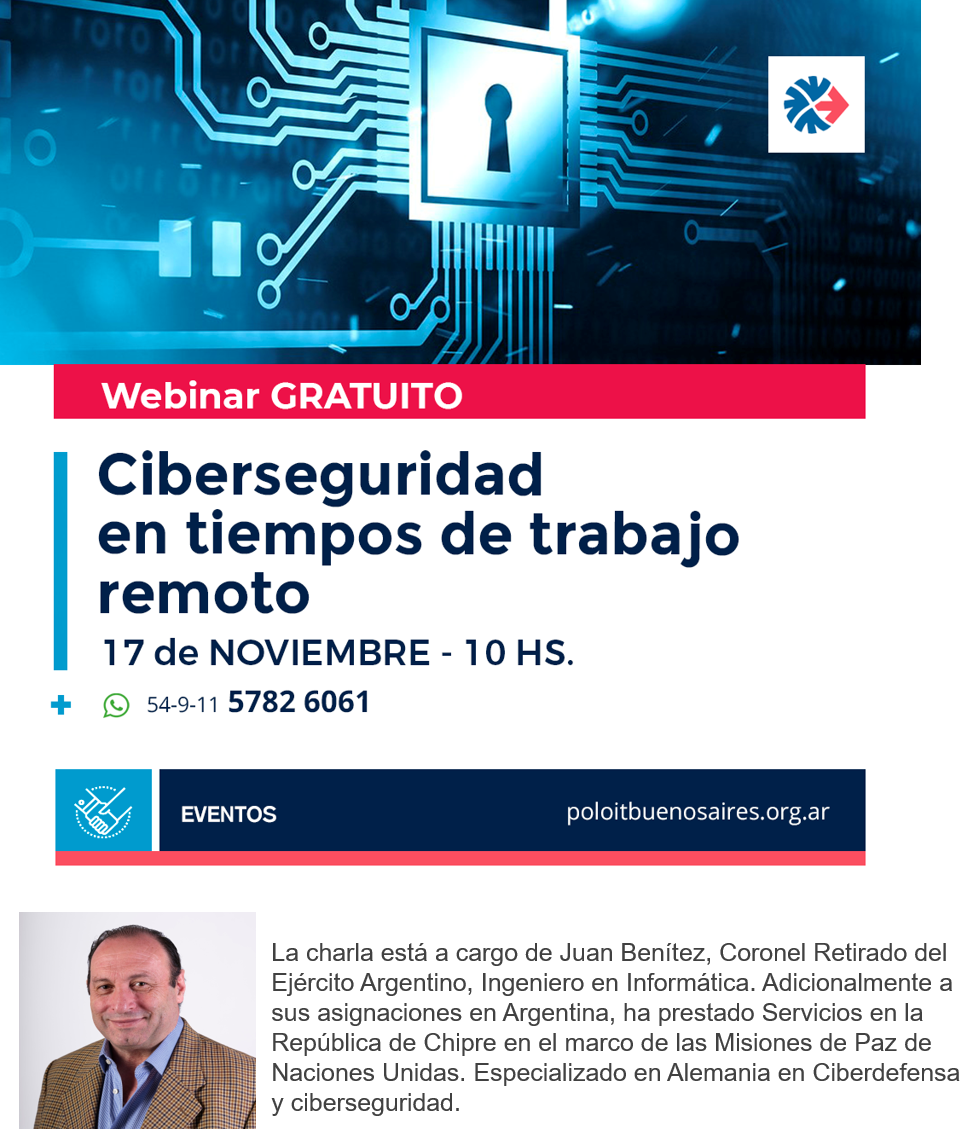 Webinar Ciberseguridad en tiempos de trabajo remoto