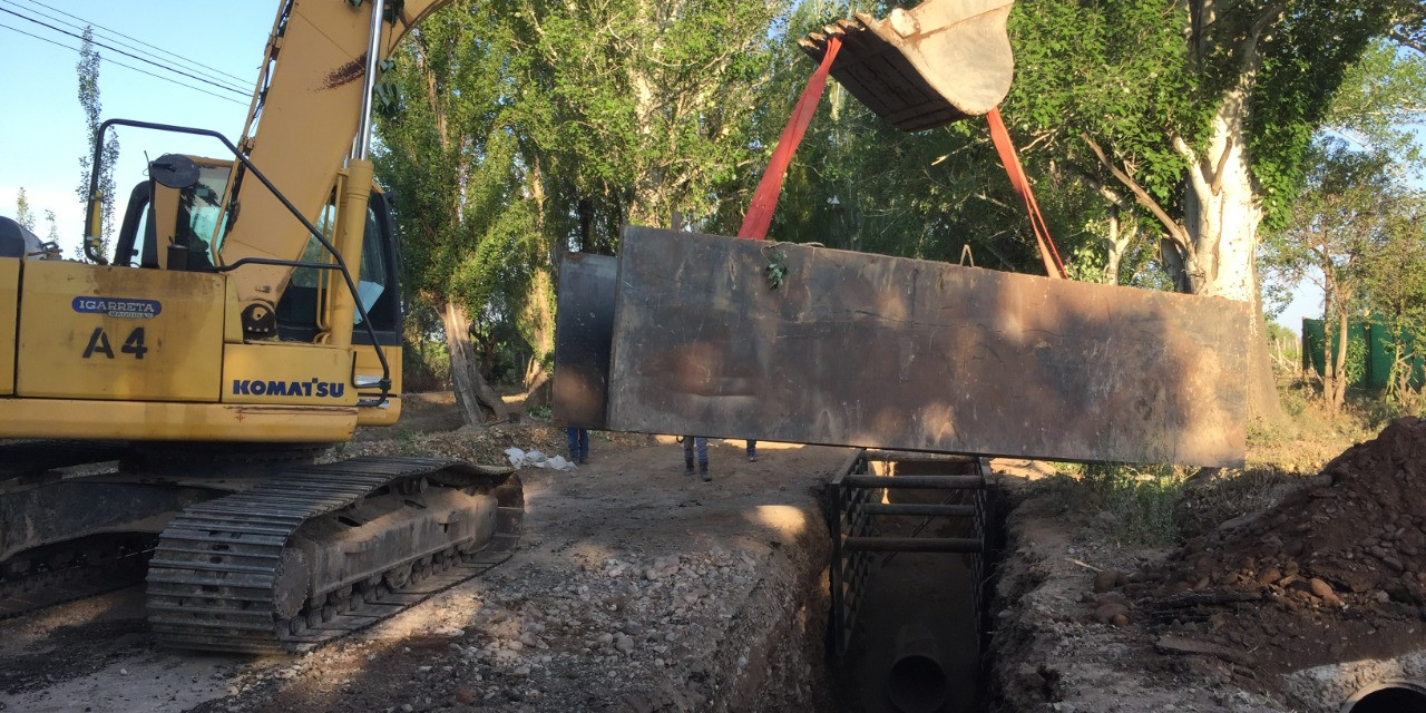 En Mendoza, avanzan las obras de la Planta Depuradora El Paramillo