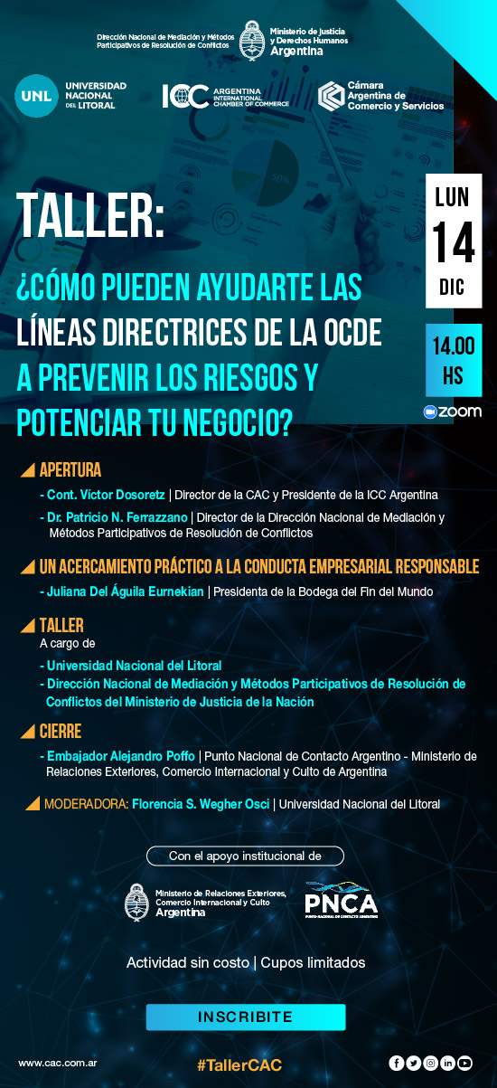 «¿Cómo pueden ayudarte las Líneas Directrices para Empresas  Multinacionales de la OCDE a prevenir riesgos y potenciar tu negocio?»