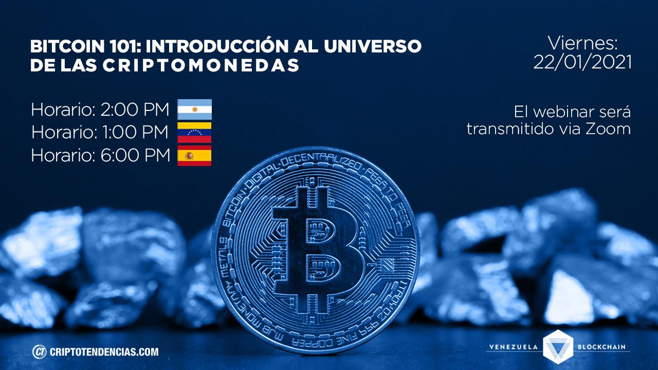 Inscríbete en el Webinar Bitcoin 101