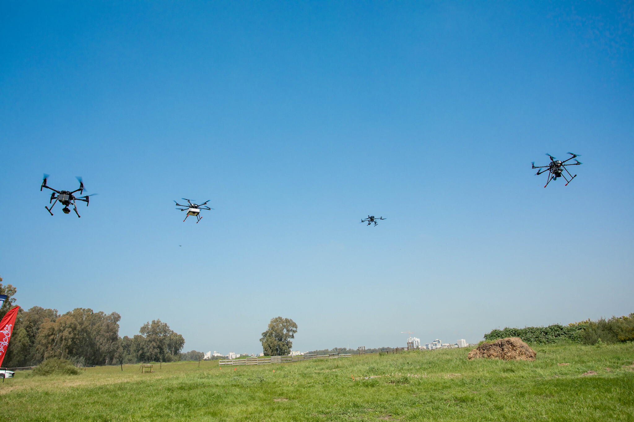 Israel lanza un piloto de 2 años, preparando el cielo para una red de drones de reparto