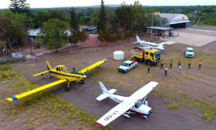 Mendoza refuerza su campaña de prevención y combate contra incendios forestales