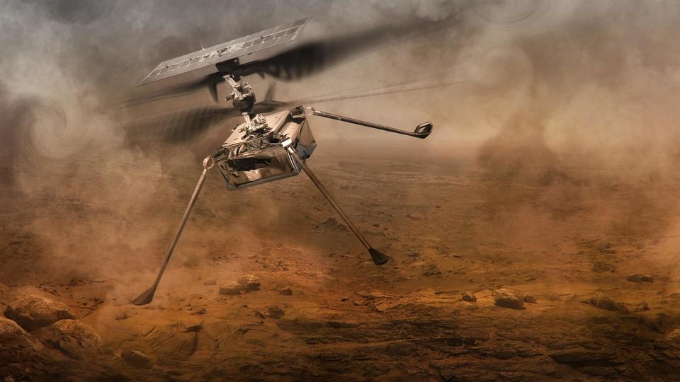 El helicóptero Ingenuity Mars de la NASA logra un primer vuelo histórico