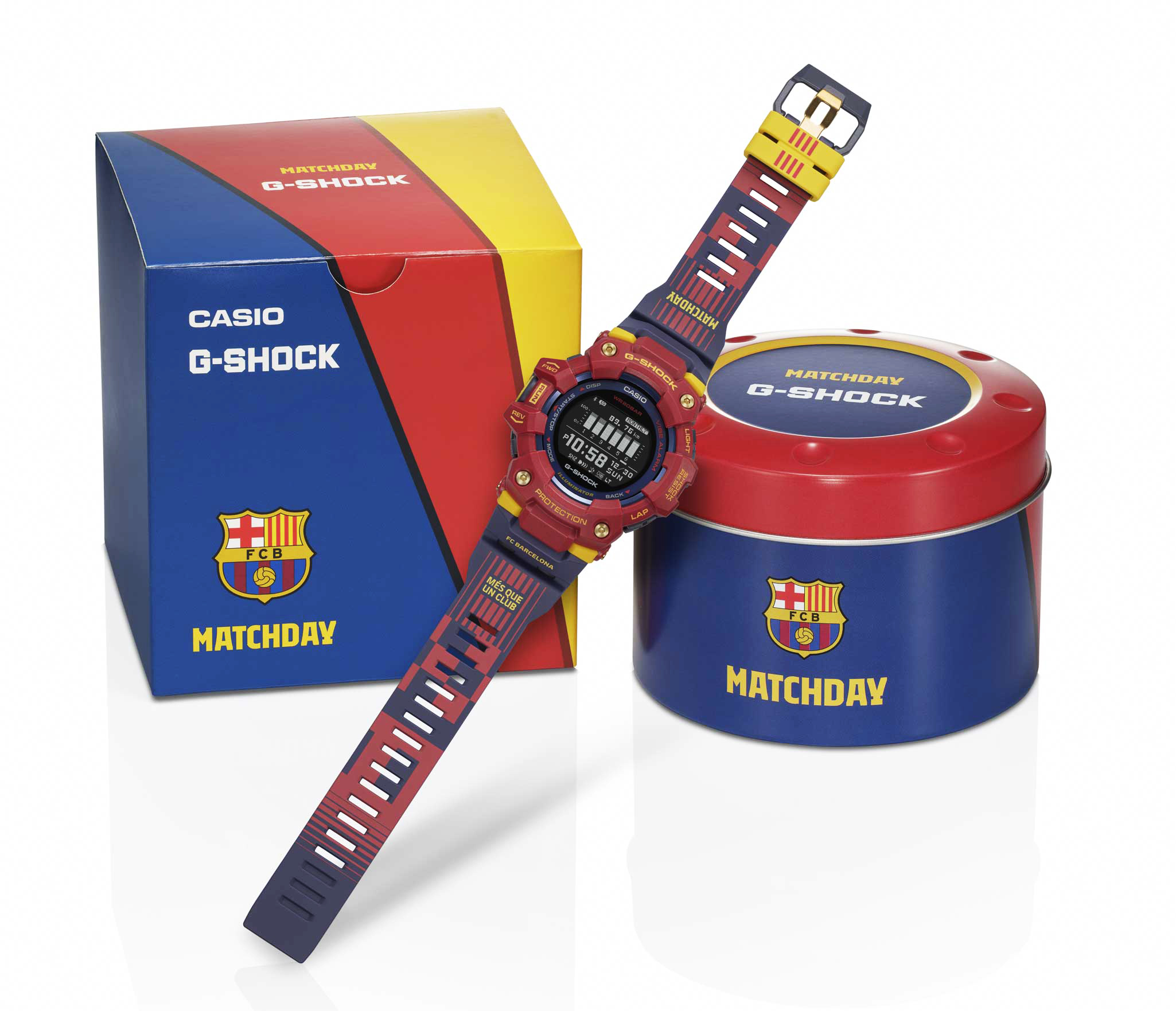 Casio lanzará dos modelos colaboración G-SHOCK con la serie documental de televisión Matchday Inside FC Barcelona