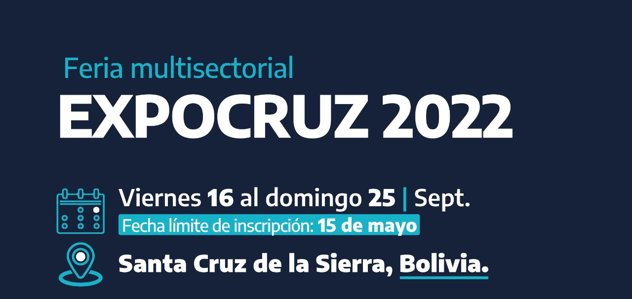 Llamado a inscribirse en la Feria Multisectorial EXPOCRUZ 2022