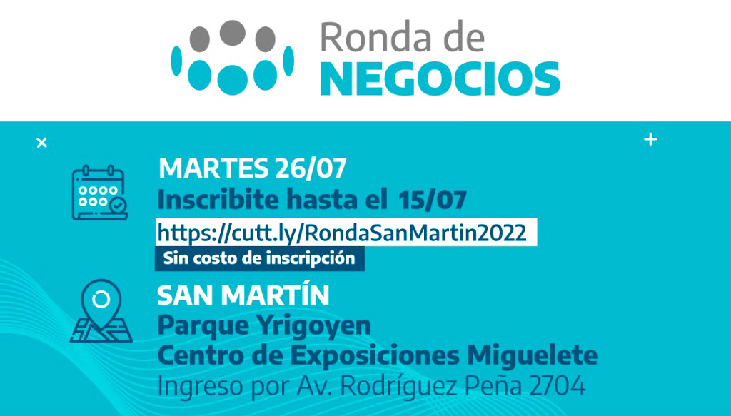 «Ronda de Negocios Multisectorial San Martín 2022»