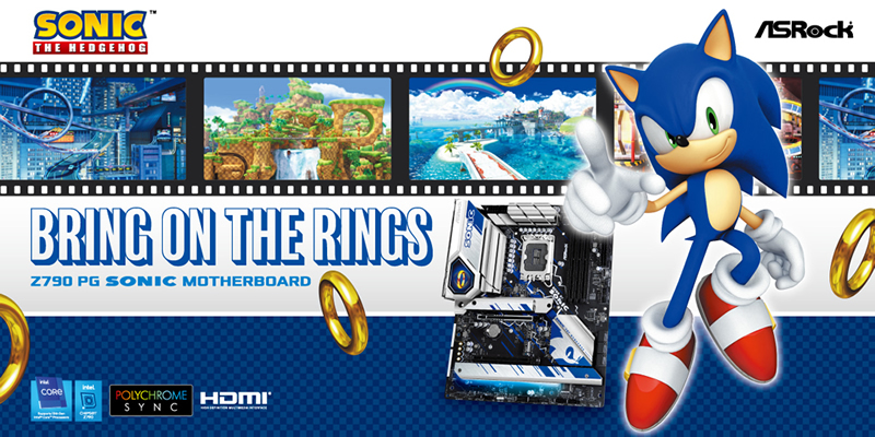 <strong>ASRock lanza el motherboard Z790 PG SONIC, con licencia oficial de Sonic the Hedgehog™</strong>