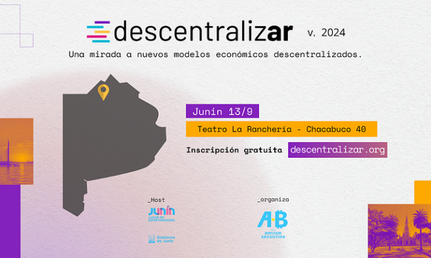 La ciudad de Junín recibirá a Descentralizar: el evento gratuito sobre Bitcoin y Criptoeconomía abierto a todo el público