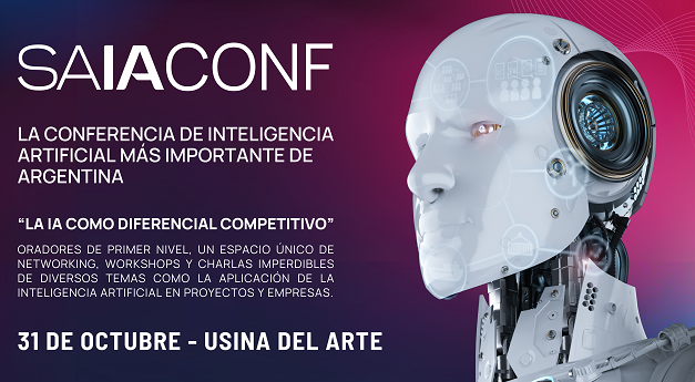 ¡No te pierdas la conferencia más importante de IA en Argentina! | SAIAConf 2024