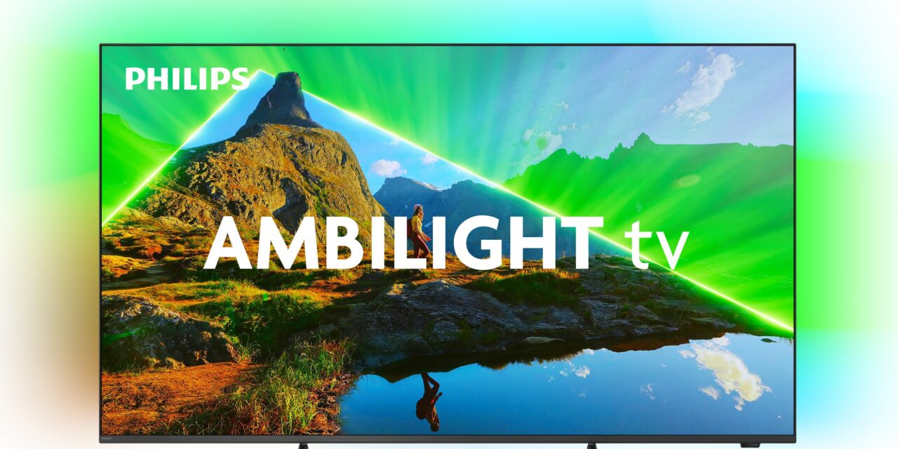 Philips TV and Sound presenta Ambilight 4K 85” con TITAN OS