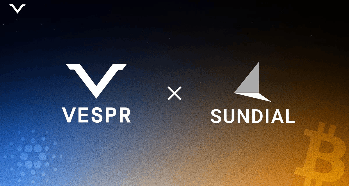 Vespr Wallet x Sundial: uniendo Cardano y Bitcoin