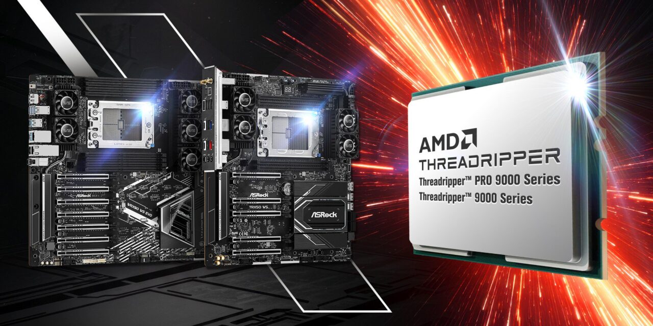 Los motherboards ASRock para workstations ya soportan los nuevos procesadores AMD Ryzen Threadripper Serie 9000
