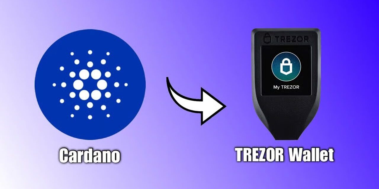 Trezor agrega la firma de mensajes en Cardano
