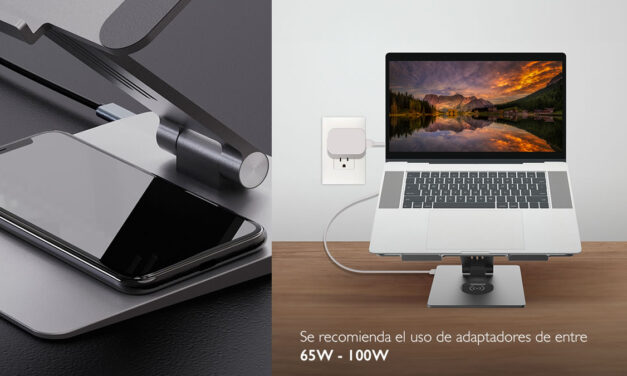 Llegó DockStar, la Docking Station 9 en 1 con soporte para notebook de Klip Xtreme