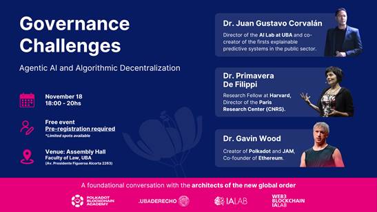 Gavin Wood en Buenos Aires: diálogo fundacional sobre IA agéntica, blockchain y nuevas formas de gobernanza