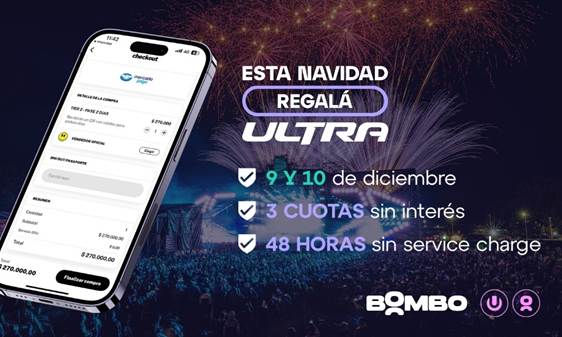 NAVIDAD EN ULTRA BUENOS AIRES 2026: BOMBO ANUNCIA BENEFICIOS EXCLUSIVOS PARA SU COMUNIDAD