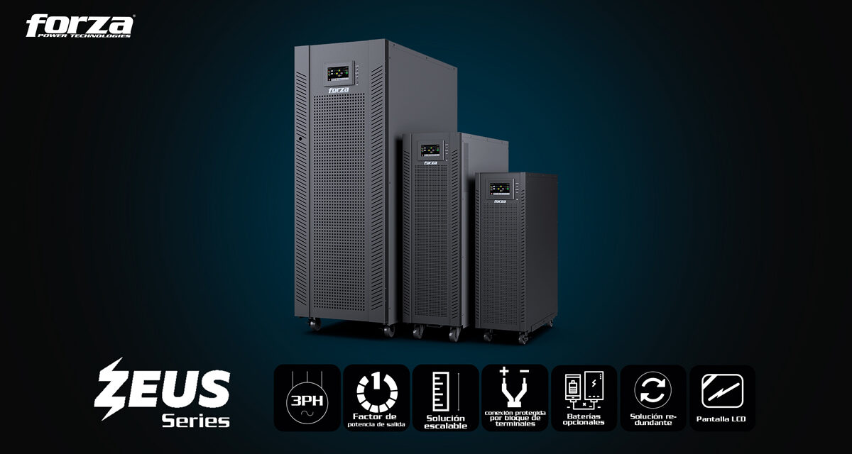 Forza presenta su UPS trifásica Zeus 2 para centros de datos y entornos críticos