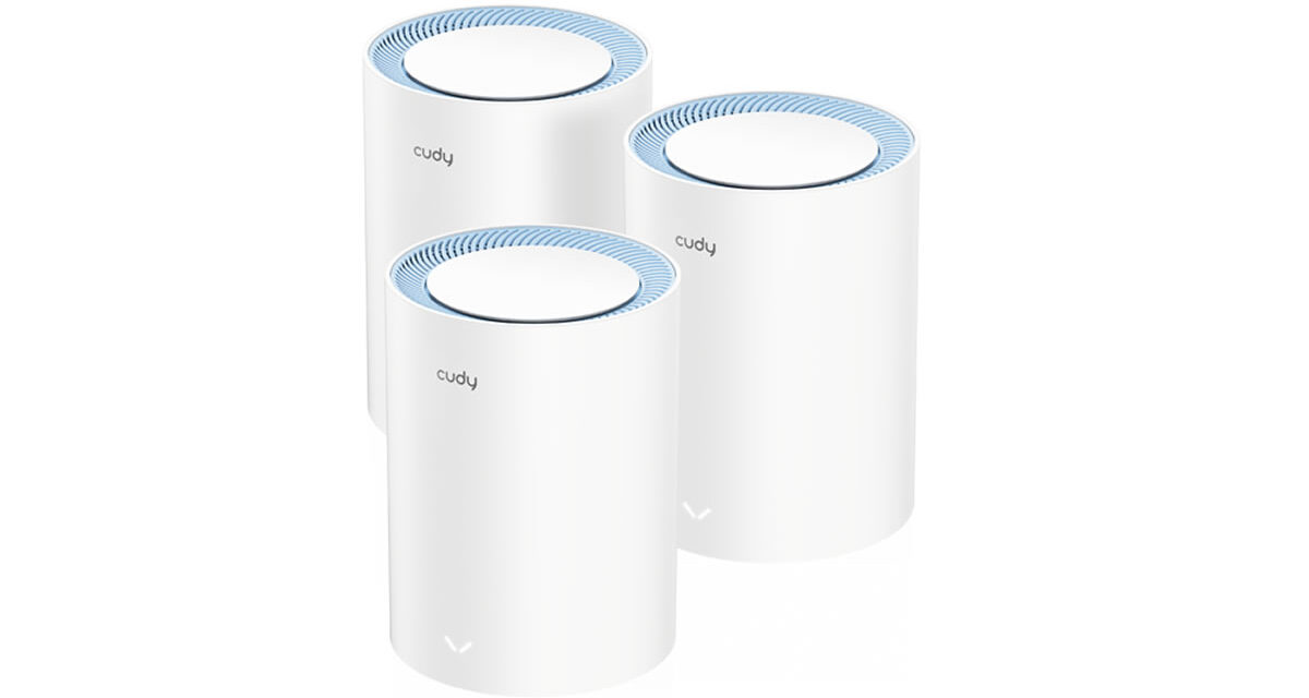 Llega el sistema Mesh M1200 de CUDY: fácil instalación y cobertura de hasta 160 metros cuadrados