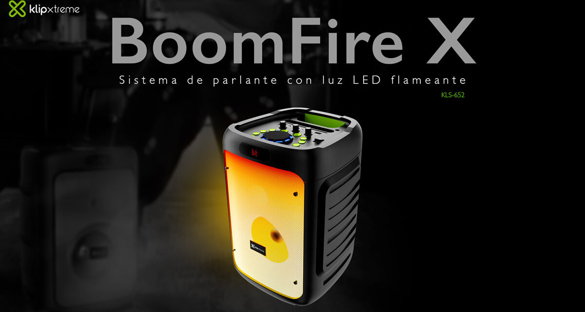 Klip Xtreme anuncia la disponibilidad del BoomFire X KLS-652 con potencia máxima de 1500 vatios PMPO