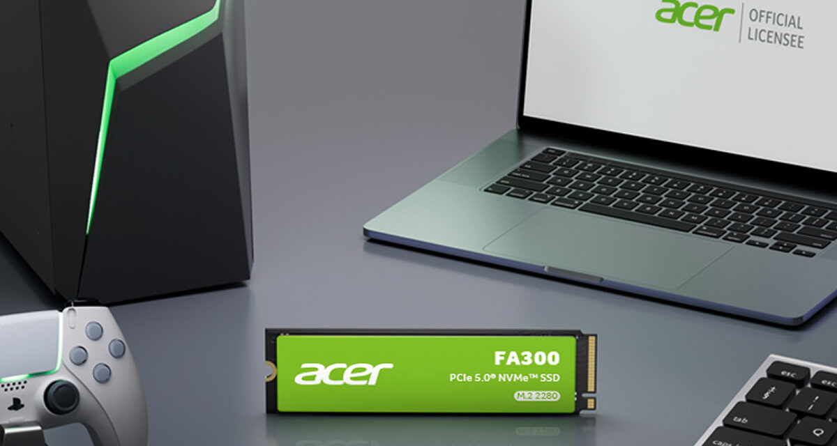 BIWIN presenta el Acer FA300, un SSD Gen5 con corrección de errores LDPC y 1500 TBW de resistencia