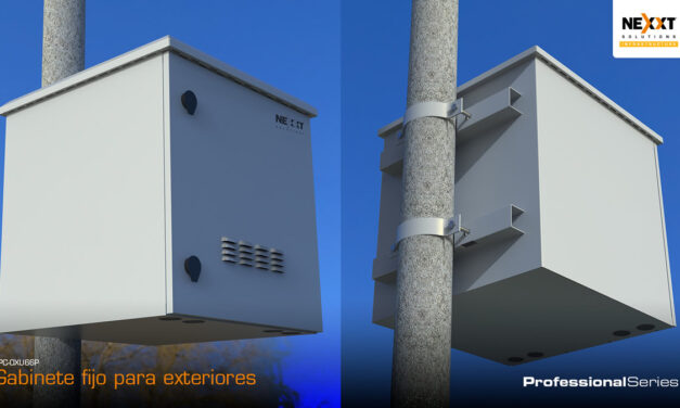 Nexxt Infraestructura presenta gabinetes IP55 con ventilación, control térmico y kit de montaje en poste para smart cities