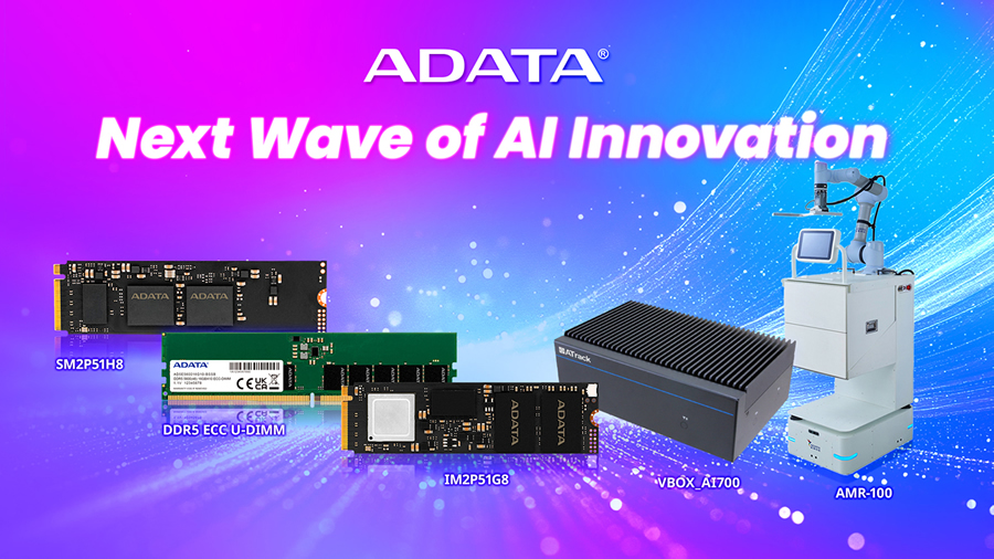 ADATA exhibió en COMPUTEX 2026 su visión completa de IA con soluciones para empresas, Edge, gaming, wearables y movilidad inteligente