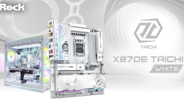 Nueva X870E Taichi White de ASRock combina estética blanca futurista con conectividad de última generación