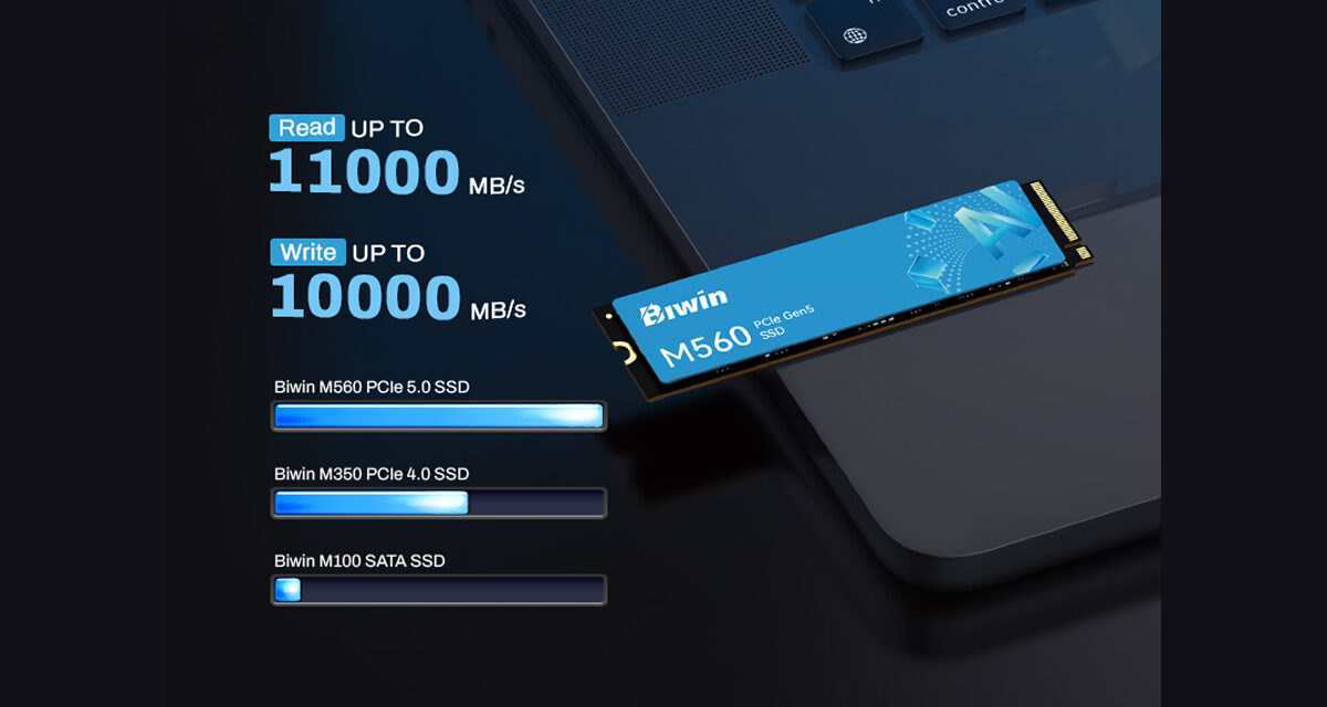 Biwin presenta el M560, su nuevo SSD PCIe Gen5 de hasta 2 TB
