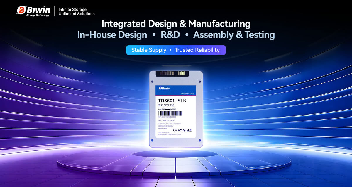 Nuevo SSD BIWIN TDS600 para Edge Computing: inferencia de IA, caché, transacciones de bases de datos y latencia consistente bajo alta carga