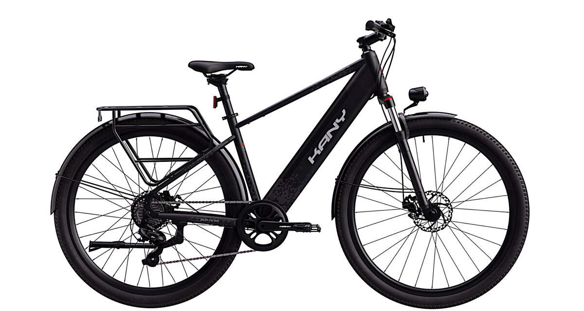 KANY presenta la EB-M28 Dark Grey, bicicleta eléctrica de alto rendimiento con Shimano 7V y frenos de disco para todo terreno