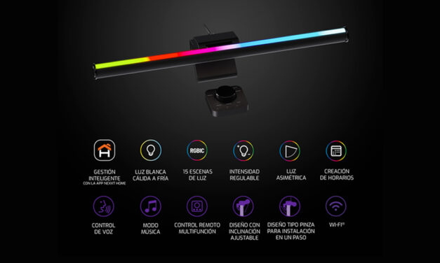 Nueva barra de luz Wi-Fi PRIMUS NIMBUS2L: retroiluminación RGBIC con micrófono integrado y sincronización de música para ambientes inmersivos