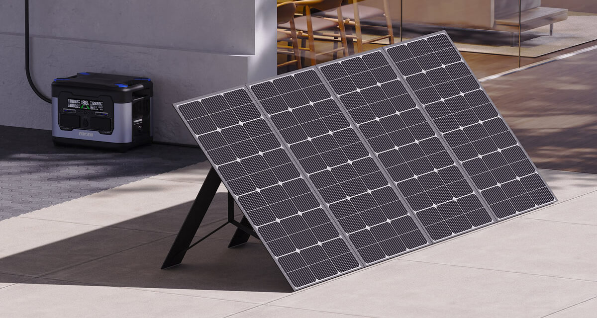 Forza presenta su línea TITAN de paneles solares portátiles como apuesta por la independencia energética, la sostenibilidad y la portabilidad