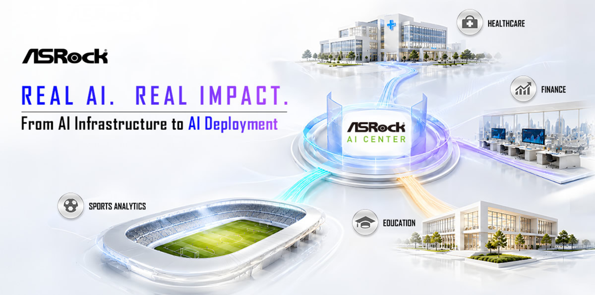 ASRock lanza un sitio web dedicado a mostrar soluciones de IA por industria