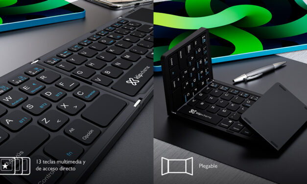 Con Bluetooth v5.0, así conecta el nuevo teclado plegable de Klip Xtreme