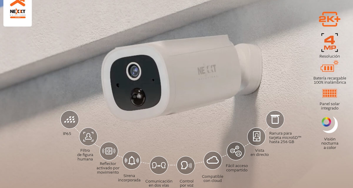 La Camara NHC-OF30S de Nexxt Home se integra al ecosistema completo de hogar inteligente